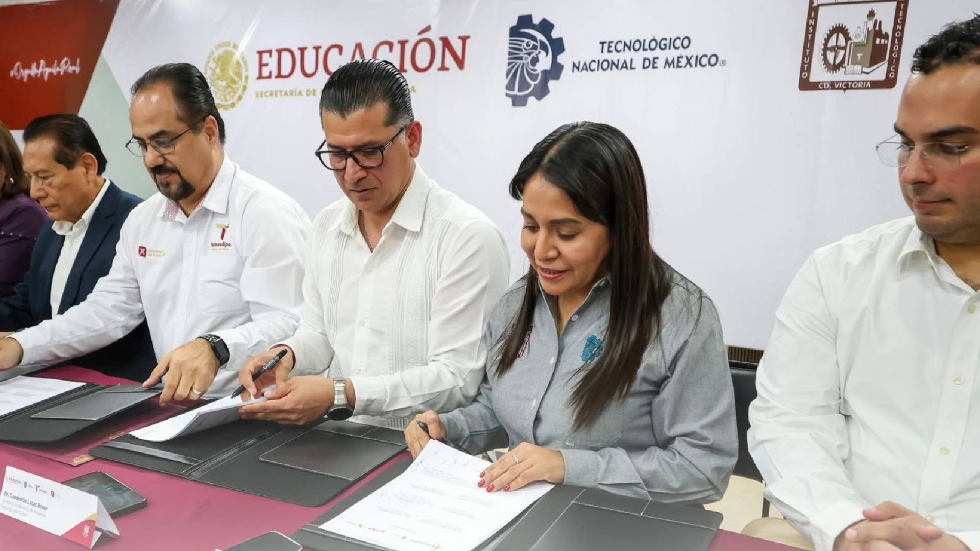 Firma de convenio entre el ITACE y los Institutos Tecnológicos de Tamaulipas pertenecientes al TecNM