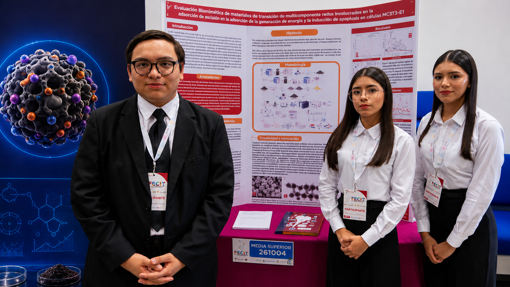 Alumnos de la UAT crean material con potencial para combatir el cáncer